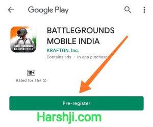 Battleground Mobile india pre registration कैसे करे