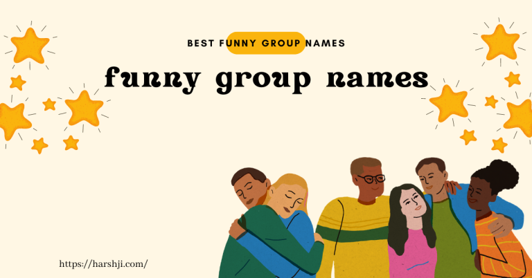 funny group names