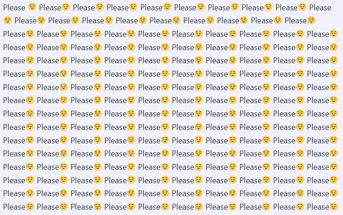 100 Times Plz Copy Paste