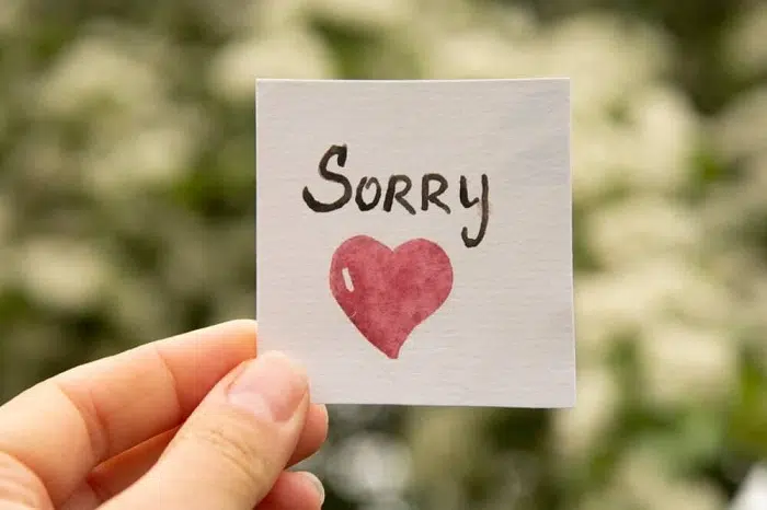 100 Times Sorry Words Copy Paste
