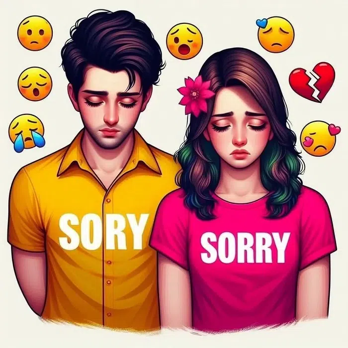 Sorry 100 Times Copy Paste with Emojis