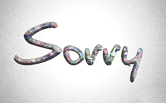 Sorry 100 Times Copy Paste