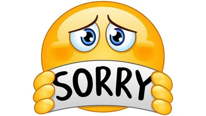 Type 100 Times Sorry Copy Paste type 100 times sorry