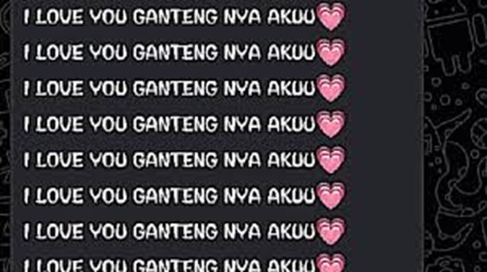🌹 Contoh I Love You Scrolling Text Copy Tanpa Kode