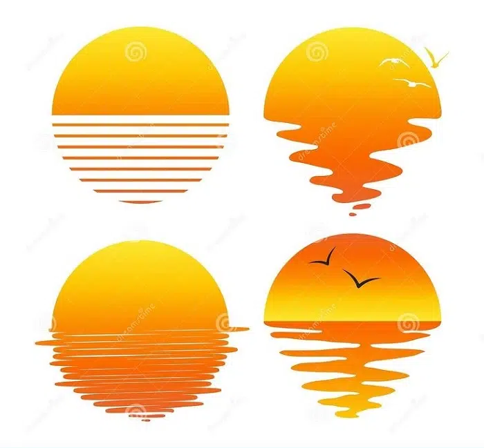 Common Design Elements of Sunrise Symbols