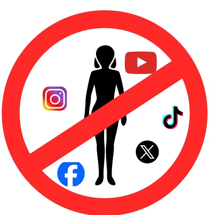 Design Variations of No Girl Symbol Text