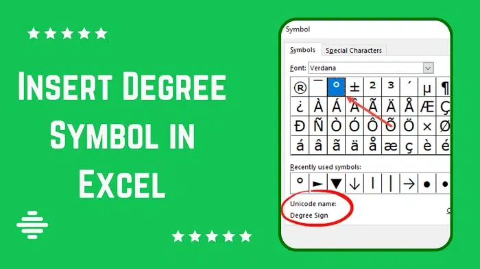 Why Add the Degree Symbol in Excel