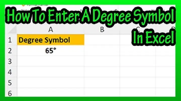 How to Put Degree Symbol in Excel: Step-by-Step and Easy Ways how to put degree symbol in excel