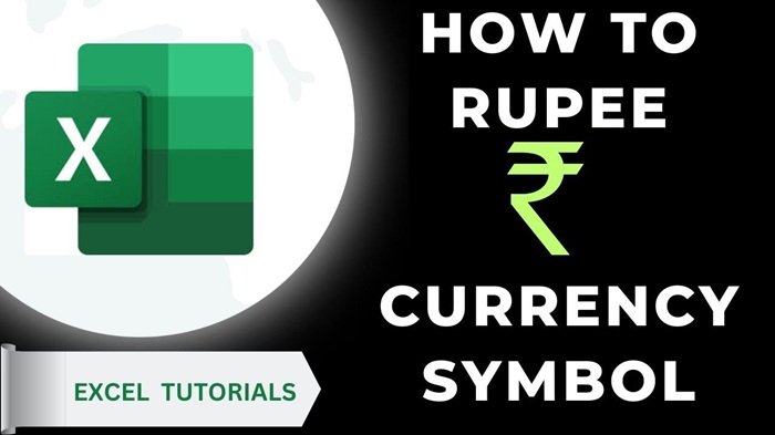 8. Adding the Rupee Symbol in