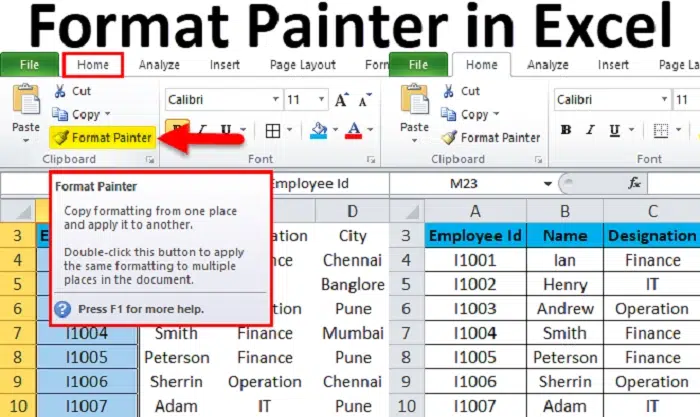 Where's Format Painter?